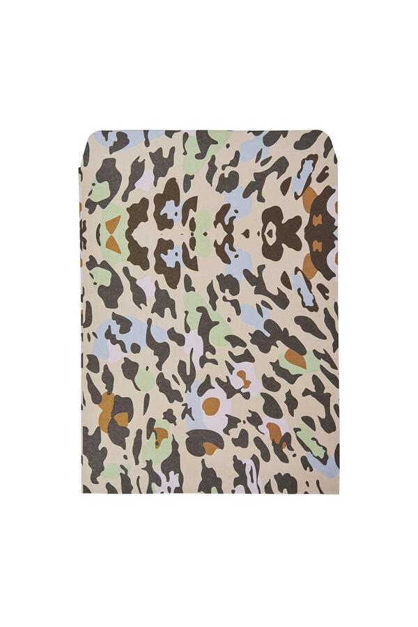 Gift Bag Leopard Colors Multi Papier